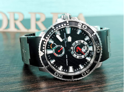 Ремонт часов Ulysse Nardin Maxi Marine Diver после падения